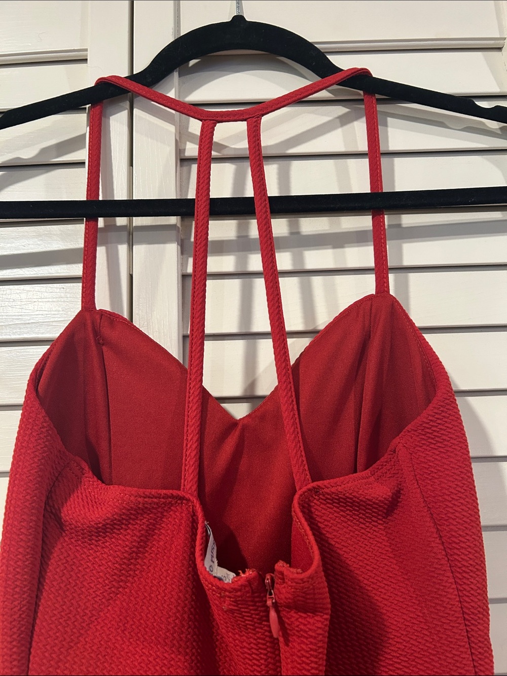 Charlotte Russe Red Strappy Mini Dress Size S - Picture 4 of 5